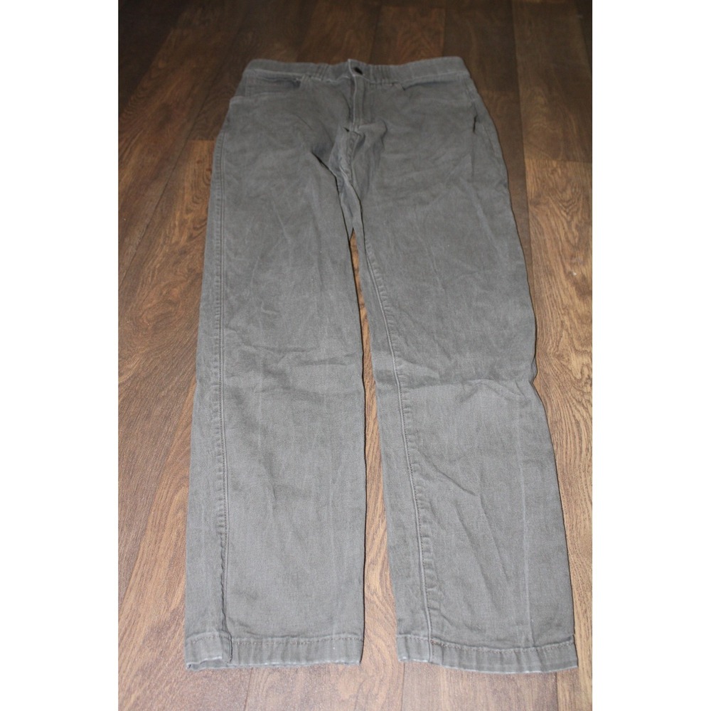 Origin Maine USA Pants Mens 30x32 Gray Straight Leg Chino Denim 5 Pocket